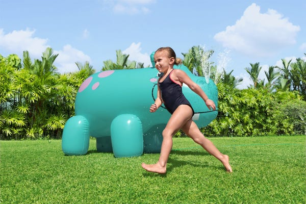 Bestway H2OGO Jumbo Hippo Kids Inflatable Sprinkler