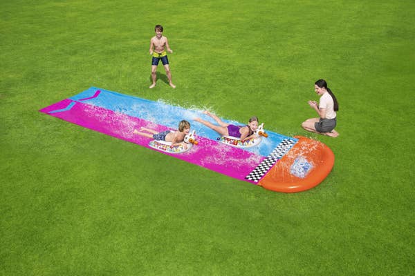 Bestway H2OGO Llama Rama Double Race Water Slide 16’