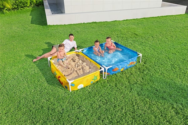 Bestway H2OGO My First Frame Above Ground Pool And Sandpit Combo