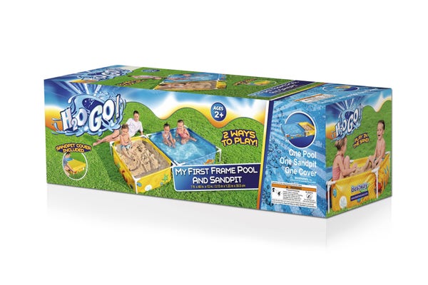 Bestway H2OGO My First Frame Above Ground Pool And Sandpit Combo