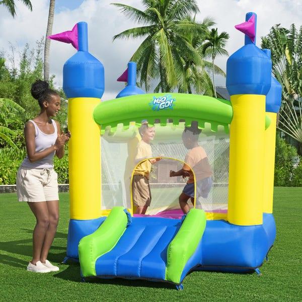 Bestway H2OGO ® Castletopia Kids Outdoor Inflatable Mega Bouncer 6'10" 3 Years And Up