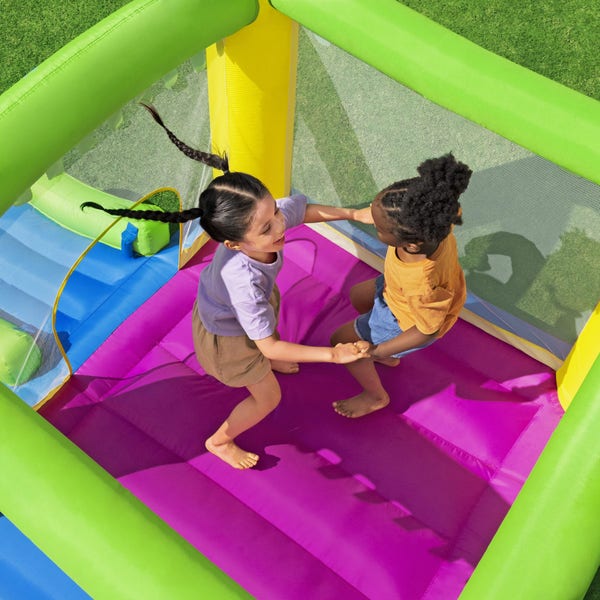 Bestway H2OGO ® Castletopia Kids Outdoor Inflatable Mega Bouncer 6'10" 3 Years And Up