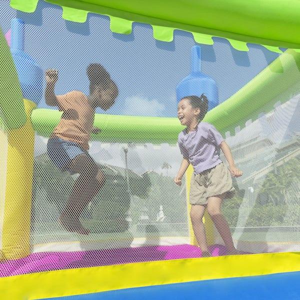 Bestway H2OGO ® Castletopia Kids Outdoor Inflatable Mega Bouncer 6'10" 3 Years And Up