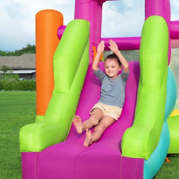 Bestway H2OGO ® Slide Flyer Kids Inflatable Mega Bouncer 6’ Ages 3+