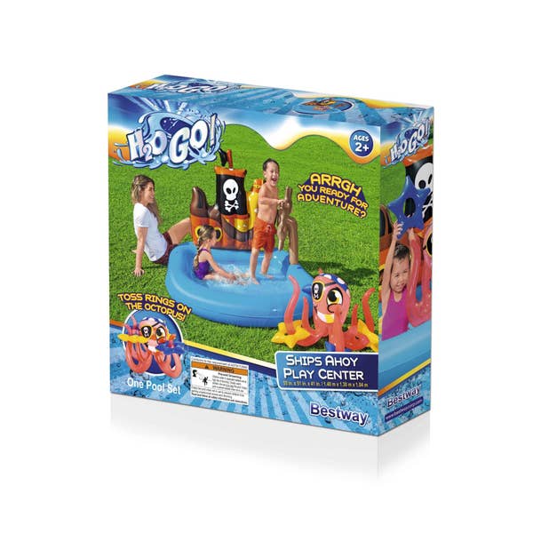 Bestway H2OGO Ships Ahoy Inflatable Kids Water Play Center