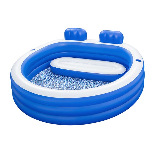 bestway H2OGO Splash Paradise 7'7" x 7'2" x 31" Inflatable Family Pool