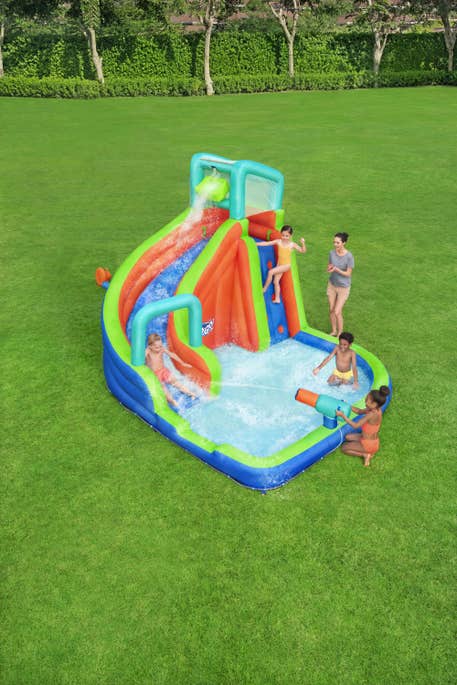 Bestway H2OGO Turbo Splash Water Zone Child Inflatable Water Park 12' 10" Long