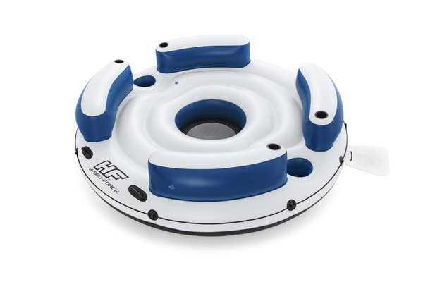 bestway Hydro-Force Lazy Dayz 4-Person Inflatable Party Island 7’10”