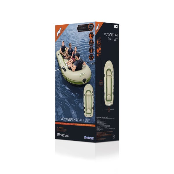 Bestway Hydro-Force Voyager X4 Inflatable Raft Set 11'6"