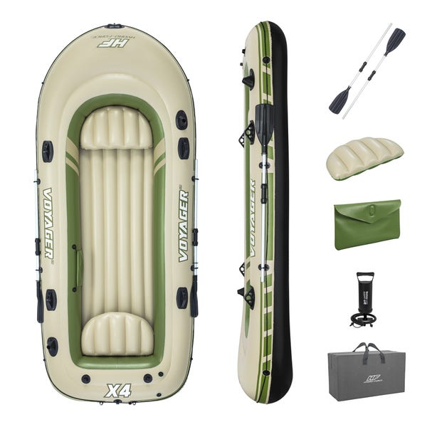 bestway Hydro-Force Voyager X4 Inflatable Raft Set 11'6"
