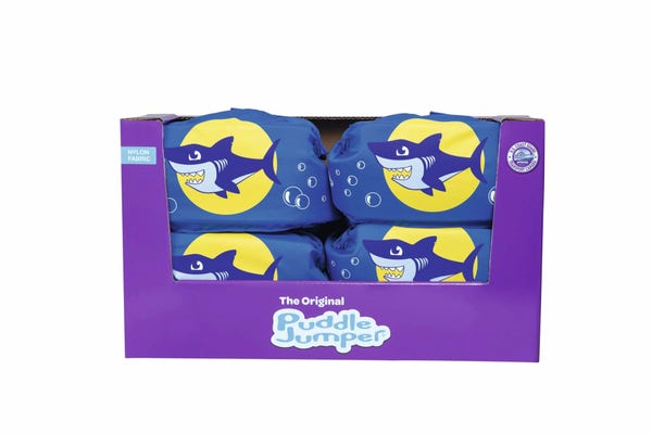 Bestway Puddle Jumper Blue Fabric Kids Swim Flotation Vest With Armbands