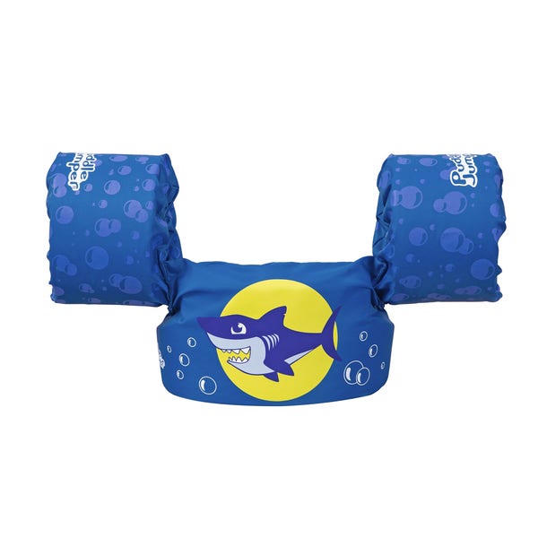 Bestway Puddle Jumper Blue Fabric Kids Swim Flotation Vest With Armbands