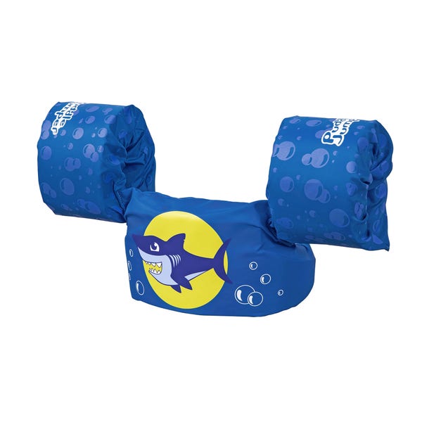 bestway Puddle Jumper Blue Fabric Kids Swim Flotation Vest with Armbands