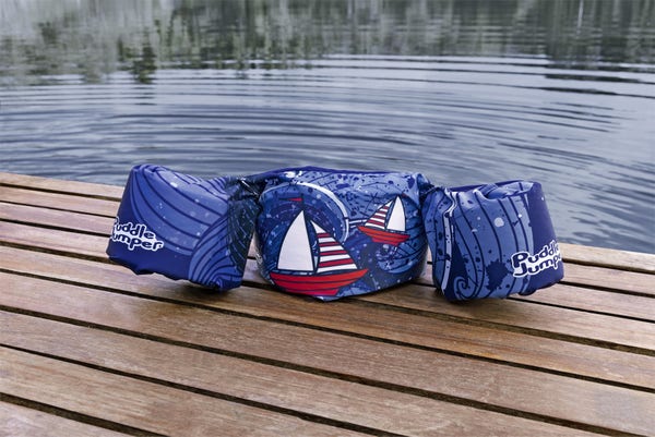 Bestway Puddle Jumper Deluxe Fabric Kids Swim Vest With Armbands