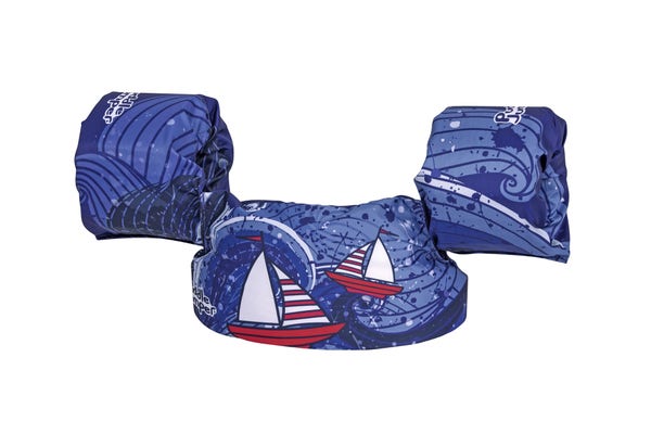 bestway Puddle Jumper Deluxe Fabric Kids Swim Vest with Armbands