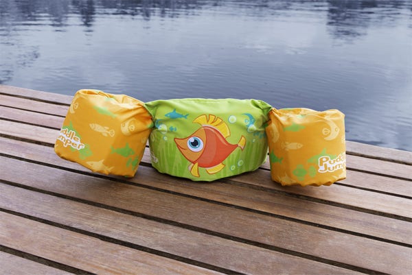 Bestway Puddle Jumper Fabric Kids Deluxe Swim Vest With Armbands