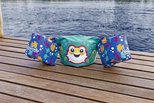 Bestway Puddle Jumper Fabric Kids Deluxe Swim Vest With Armbands