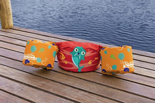 Bestway Puddle Jumper Fabric Kids Deluxe Swim Vest With Armbands