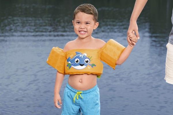 Bestway Puddle Jumper Fabric Kids Swim Vest With Armbands