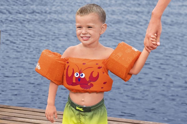 Bestway Puddle Jumper Fabric Kids Swim Vest With Armbands