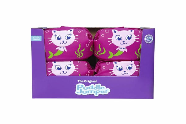 Bestway Puddle Jumper Purple Fabric Kids Deluxe Swim Vest With Armbands