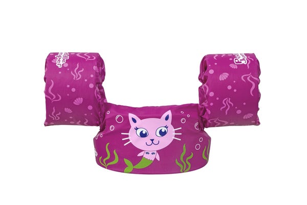Bestway Puddle Jumper Purple Fabric Kids Deluxe Swim Vest With Armbands