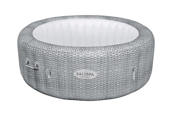 bestway SaluSpa 77" x 28" Honolulu AirJet Hot Tub Liner Replacement Gray Wicker