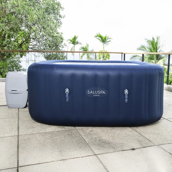 Bestway SaluSpa Hawaii EnergySense Smart AirJet Inflatable Hot Tub Spa 4-6 Person