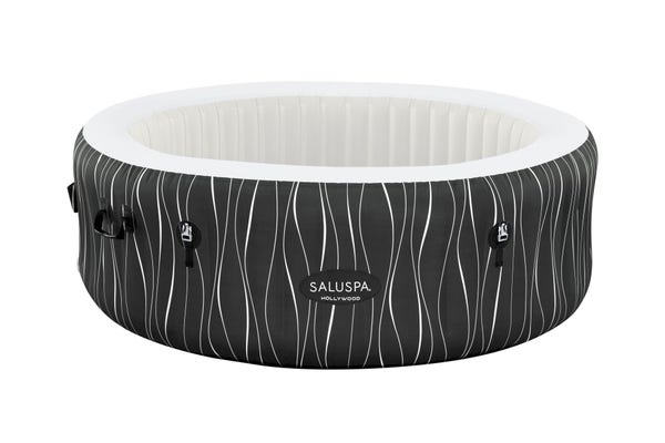 bestway SaluSpa Hollywood AirJet Hot Tub Semi-Transparent Liner Replacement Black Waves