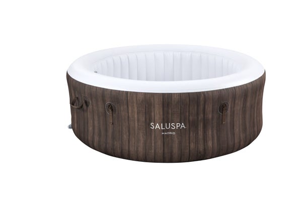 bestway SaluSpa Madrid AirJet Hot Tub Liner Replacement Brown Wood Grain