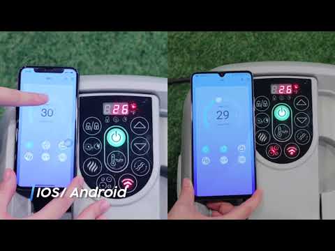 bestway SaluSpa Milan AirJet Plus Inflatable Hot Tub with App Control 4-6 person