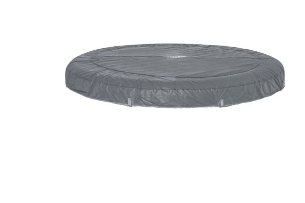 bestway SaluSpa Santorini HydroJet Pro Hot Tub Top Leatheroid Cover Replacement Gray