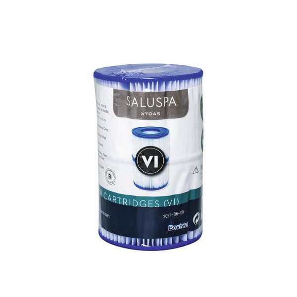 Bestway SaluSpa Type VI Filter Cartridge 2pcs X 12 Set (Total 24pcs)