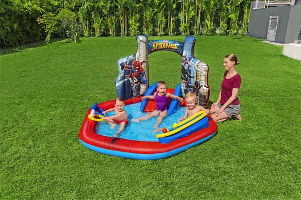Bestway Spider-Man Inflatable Kids Water Play Center