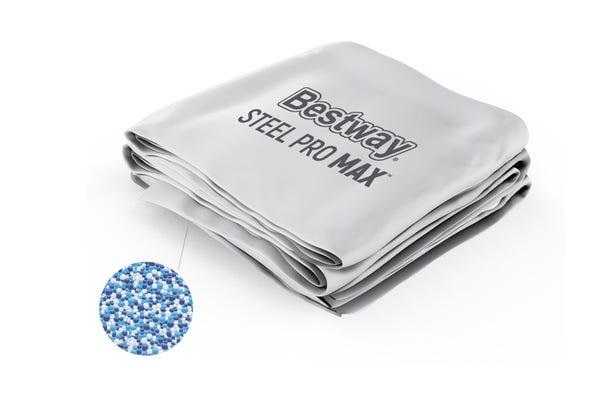 bestway Steel Pro MAX 12' x 30" Round Above Ground Pool Liner Replacement Gray
