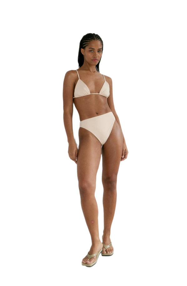 beth richards BR X BOHEME TRIANGLE TOP - PEARL