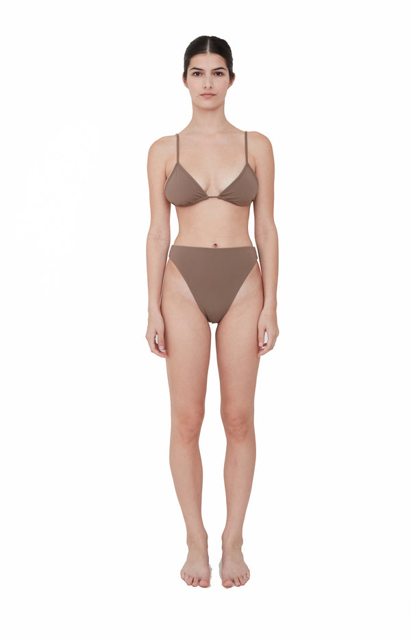 beth richards BR X BOHEME TRIANGLE TOP - TAN