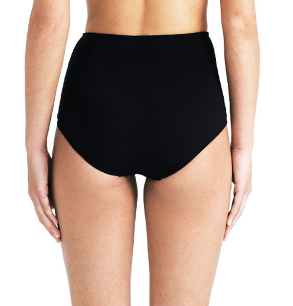 Beth Richards HIGH WAIST BOTTOM - BLACK MESH