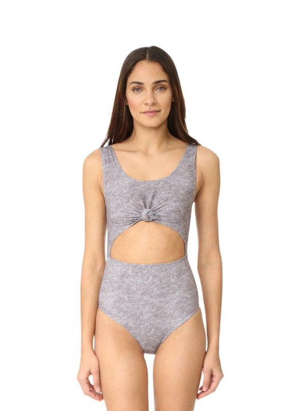 beth richards KNOT ONE PIECE - GREY HEATHER