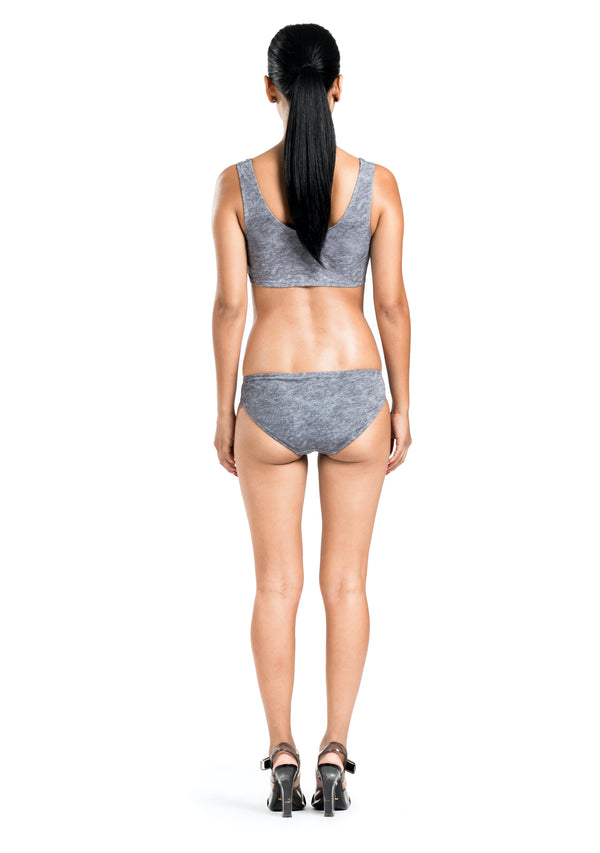 Beth Richards KNOT TOP - GREY HEATHER