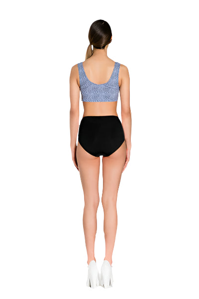 Beth Richards KNOT TOP - LT DENIM