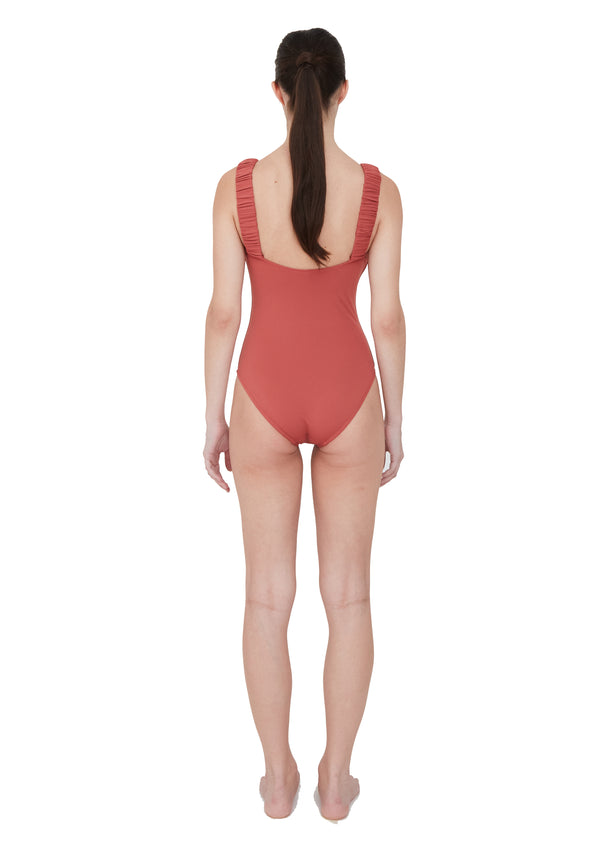 Beth Richards SCRUNCHIE ONE PIECE - BLUSH