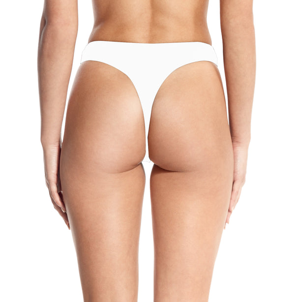 Beth Richards THONG BOTTOM - WHITE
