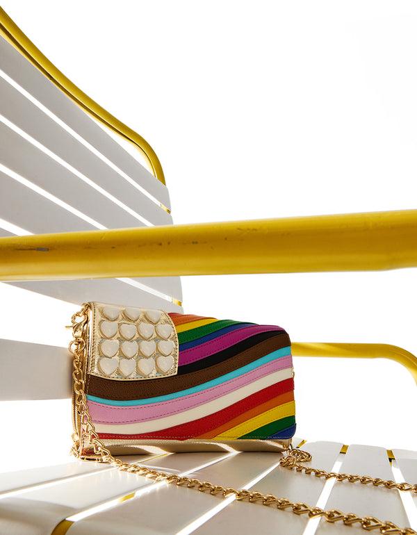 Betsey Johnson American Pride Wallet On Chain Multi