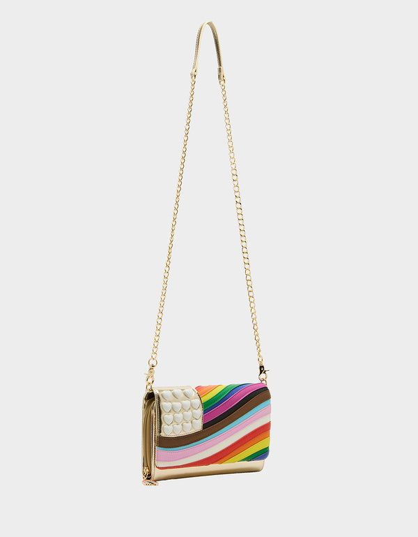 Betsey Johnson American Pride Wallet On Chain Multi