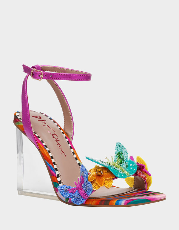Betsey Johnson Apolo Fuschia Multi