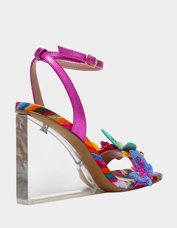 Betsey Johnson Apolo Fuschia Multi