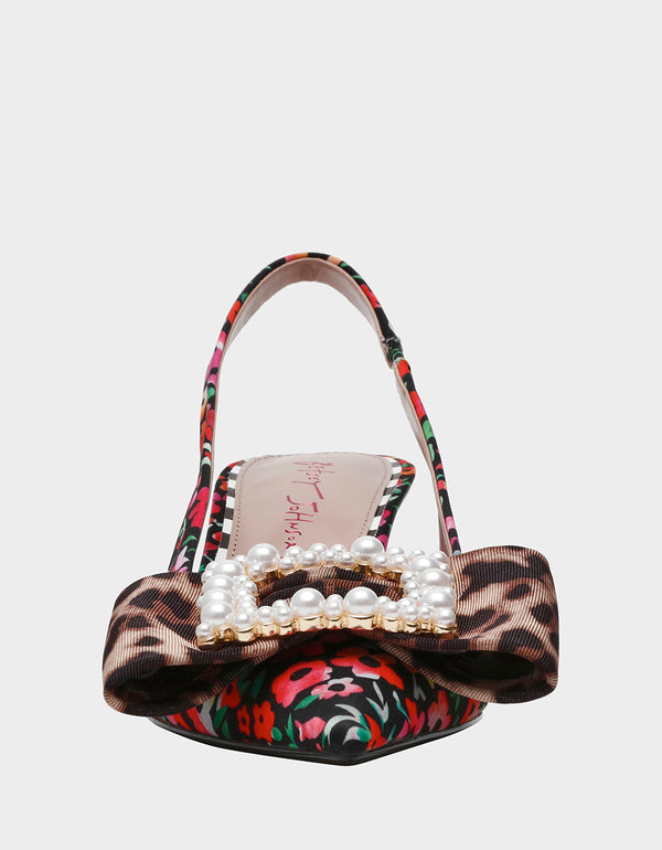 Betsey Johnson Birdy Black Ditsy Floral