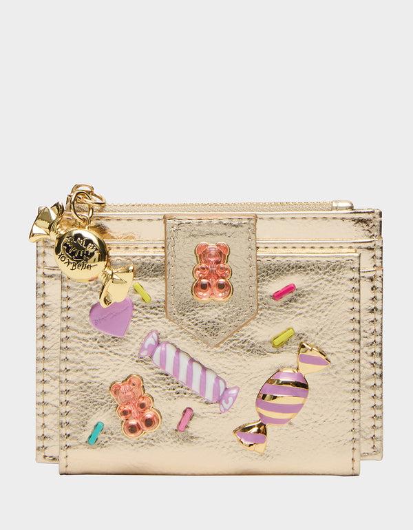 betsey johnson Candy Bifold Wallet Gold