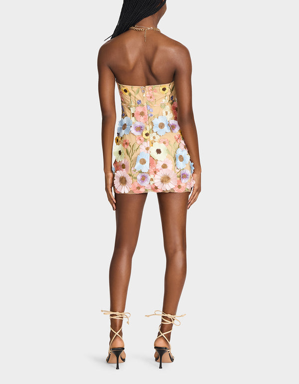 Betsey Johnson Daisy Me Rollin Dress Pastel Multi